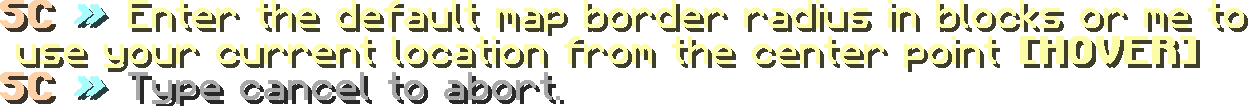Map Border Input